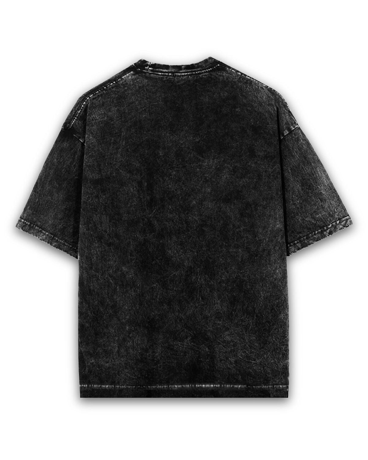कयामत Graphic Acid Wash Tee