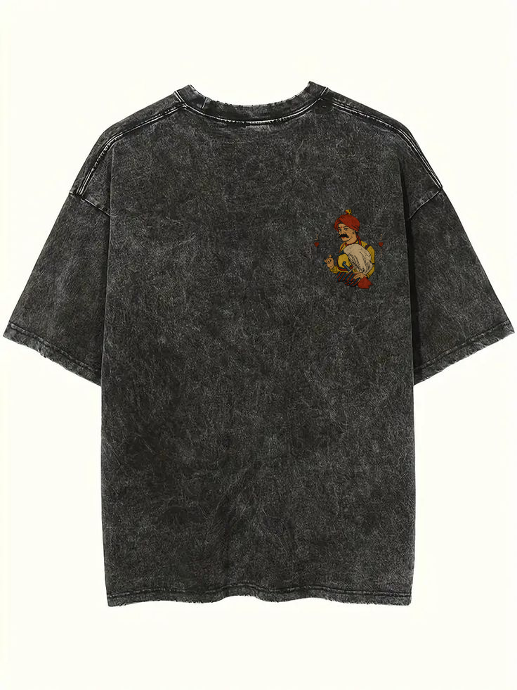 Jack of Hearts Graphic Acid Wash Tee